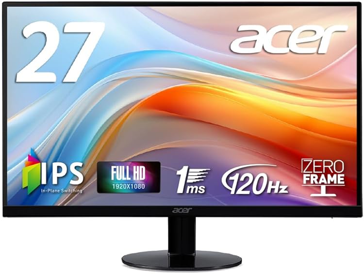 acer 120Hz ゲーミングモニター Amazon.co.jp: Acer Nitro Gaming Monitor, 21.5 Inch Va, Matte